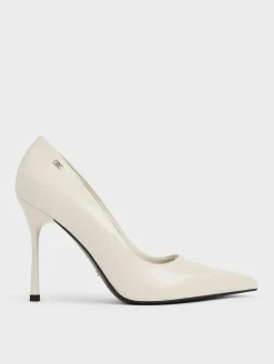 Kyra Leather Pointed-Toe Pumps