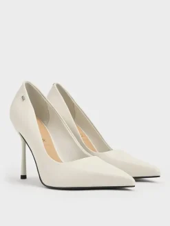 Kyra Leather Pointed-Toe Pumps