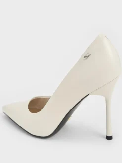 Kyra Leather Pointed-Toe Pumps