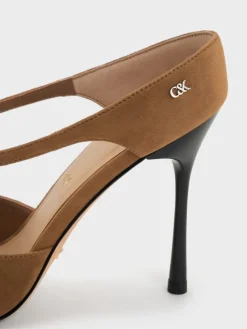 Kyra Suede Crossover Stiletto Mules