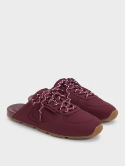 Lace-Up Sneaker Mules
