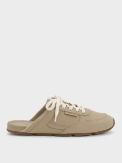 Lace-Up Sneaker Mules