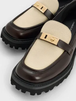 Lando Canvas Platform Loafers