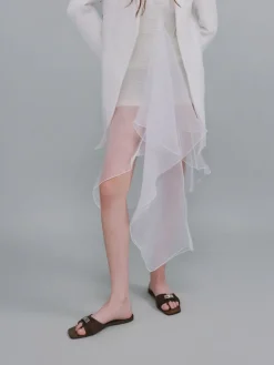 Lando Faux Suede Belted Slide Sandals