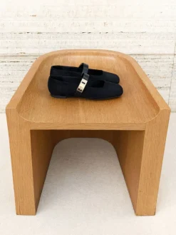 Lando Faux Suede Mary Jane Flats