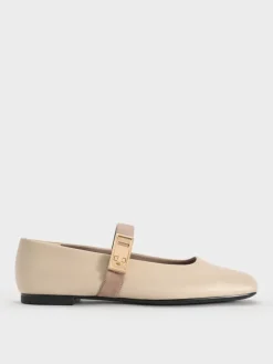 Lando Two-Tone Mary Jane Flats