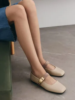 Lando Two-Tone Mary Jane Flats