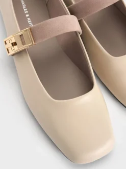 Lando Two-Tone Mary Jane Flats
