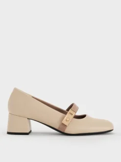 Lando Two-Tone Mary Jane Pumps