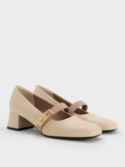 Lando Two-Tone Mary Jane Pumps