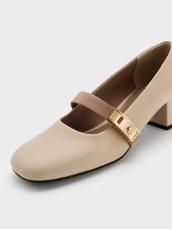 Lando Two-Tone Mary Jane Pumps