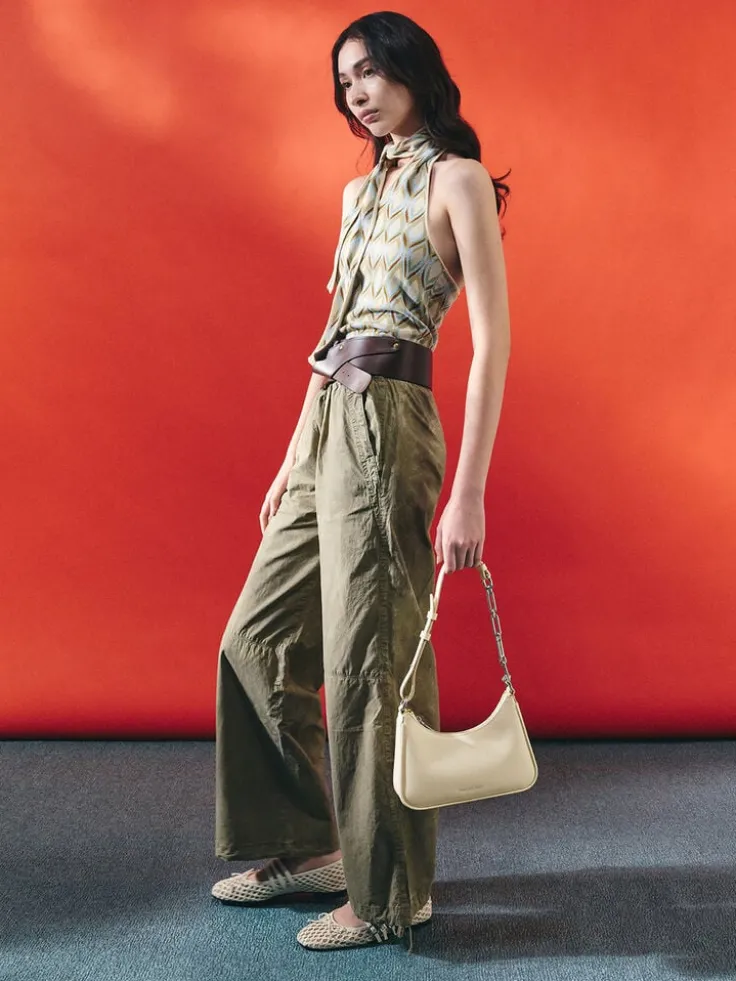 Lane Chain-Strap Shoulder Bag