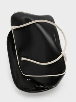 Large Sianna Two-Tone Bowling Bag