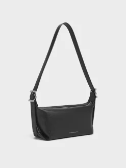 Larsen Buckle-Strap Shoulder Bag