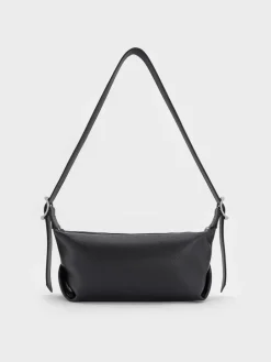 Larsen Buckle-Strap Shoulder Bag