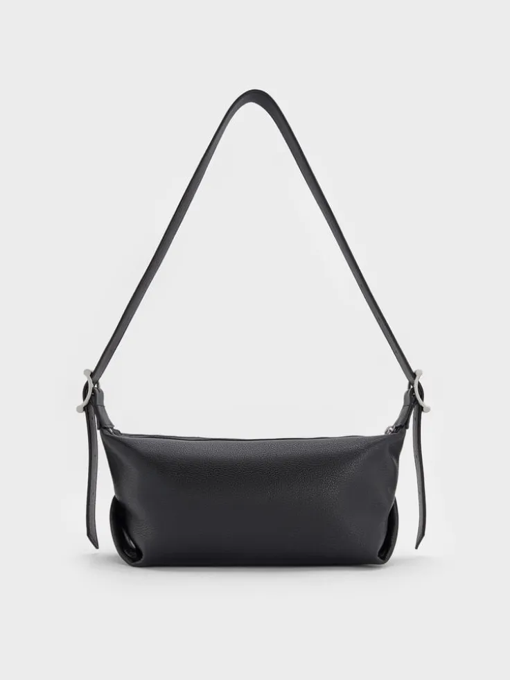 Larsen Buckle-Strap Shoulder Bag