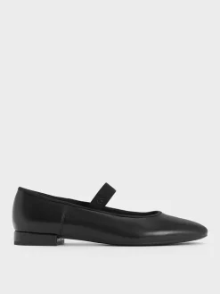 Leather Mary Jane Flats