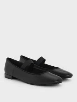 Leather Mary Jane Flats