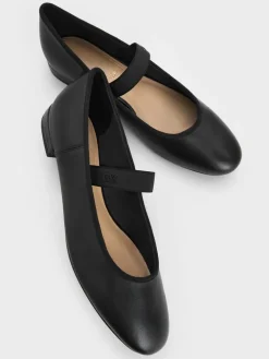 Leather Mary Jane Flats