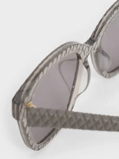 Leather Quilted Sunglasses
