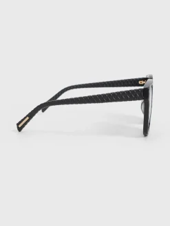 Leather Quilted Sunglasses