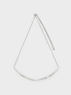 Lena Twist Bar Necklace