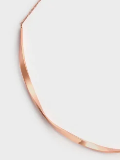Lena Twist Bar Necklace