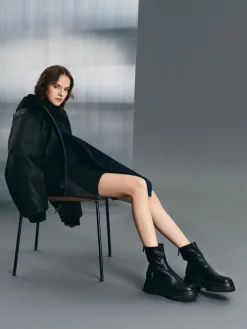 Leoi Chunky Ankle Boots