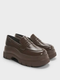 Leoi Platform Penny Loafers