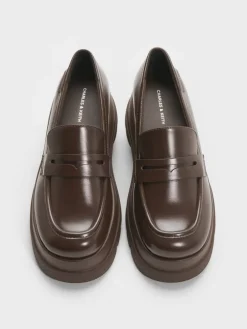 Leoi Platform Penny Loafers