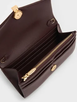 Lilibet Chain-Strap Long Wallet