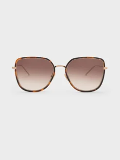 Lisbeth Tortoiseshell Butterfly Sunglasses