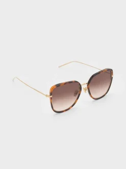 Lisbeth Tortoiseshell Butterfly Sunglasses