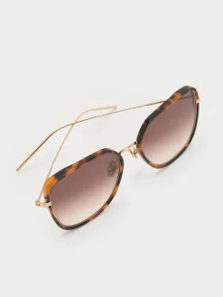 Lisbeth Tortoiseshell Butterfly Sunglasses