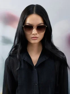 Livonia Crystal Square Sunglasses