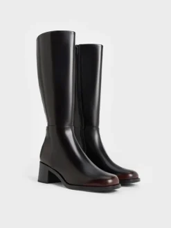 Louise Block-Heel Knee-High Boots