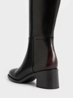 Louise Block-Heel Knee-High Boots