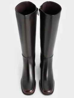 Louise Block-Heel Knee-High Boots