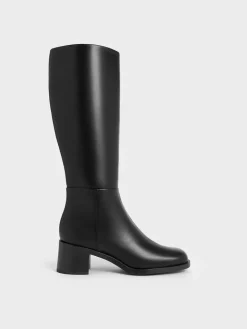 Louise Block-Heel Knee-High Boots