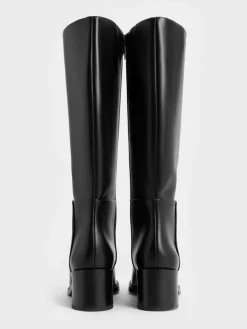 Louise Block-Heel Knee-High Boots