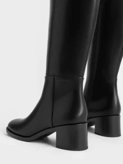 Louise Block-Heel Knee-High Boots