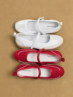 Louise Contrast-Trim Mary Jane Sneakers