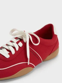 Louise Contrast-Trim Sneakers