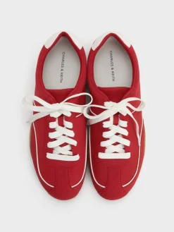 Louise Contrast-Trim Sneakers