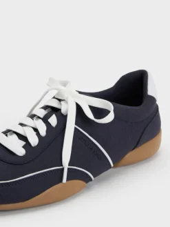 Louise Contrast-Trim Sneakers