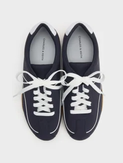 Louise Contrast-Trim Sneakers