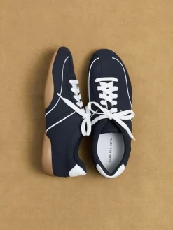 Louise Contrast-Trim Sneakers