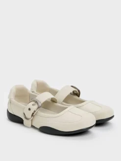 Louise Faux Suede Mary Jane Sneakers