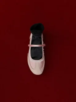 Louise Lace-Trim Mary Jane Sneakers