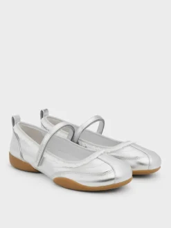 Louise Lace-Trim Mary Jane Sneakers